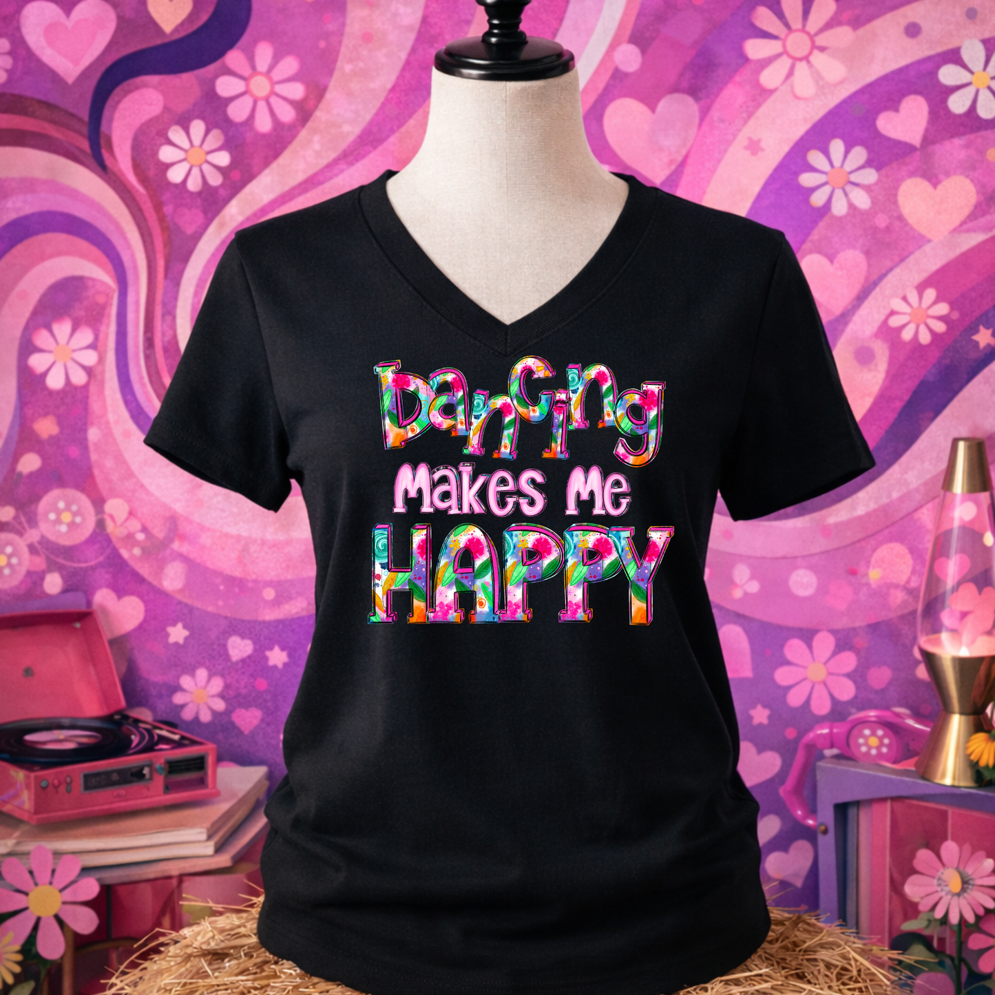 Dancing Makes Me Happy - TShirt, Tank or Hoodie