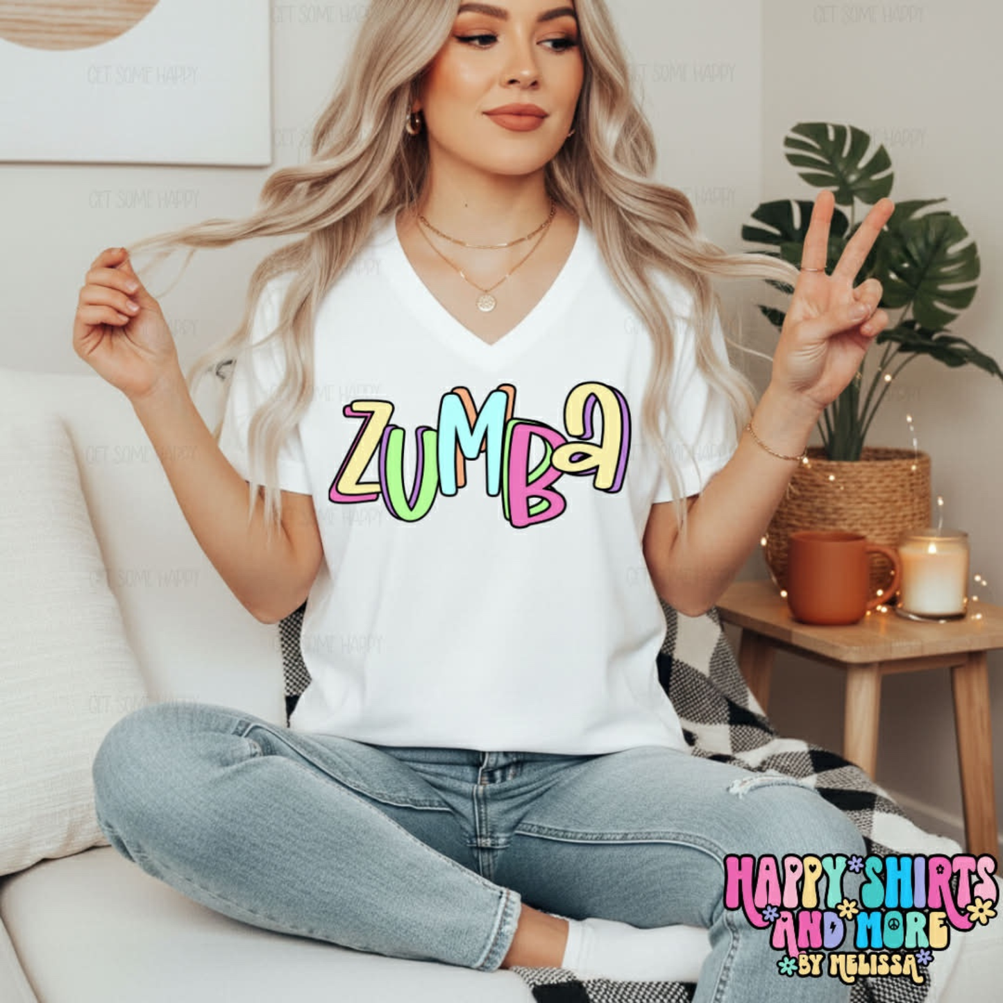 Pastel Zumba - TShirt, Tank or Hoodie