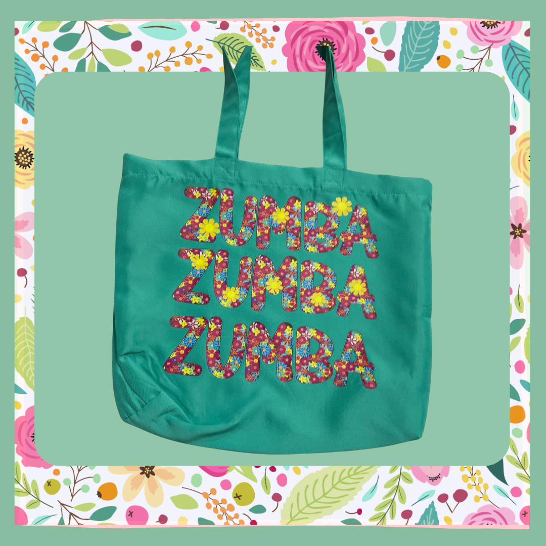 Tote Bag-Zumba floral