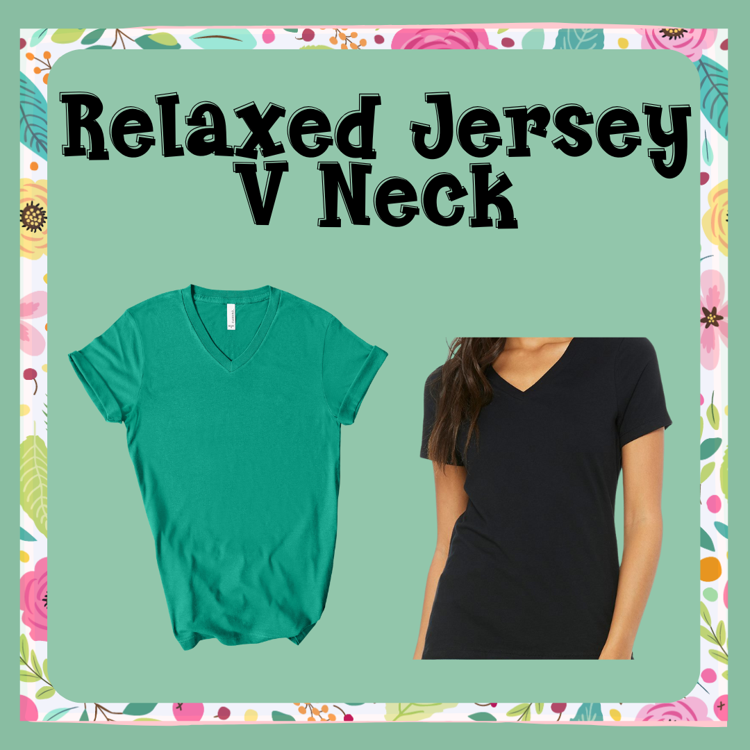 Women's Relaxed Jersey V-Neck Tee