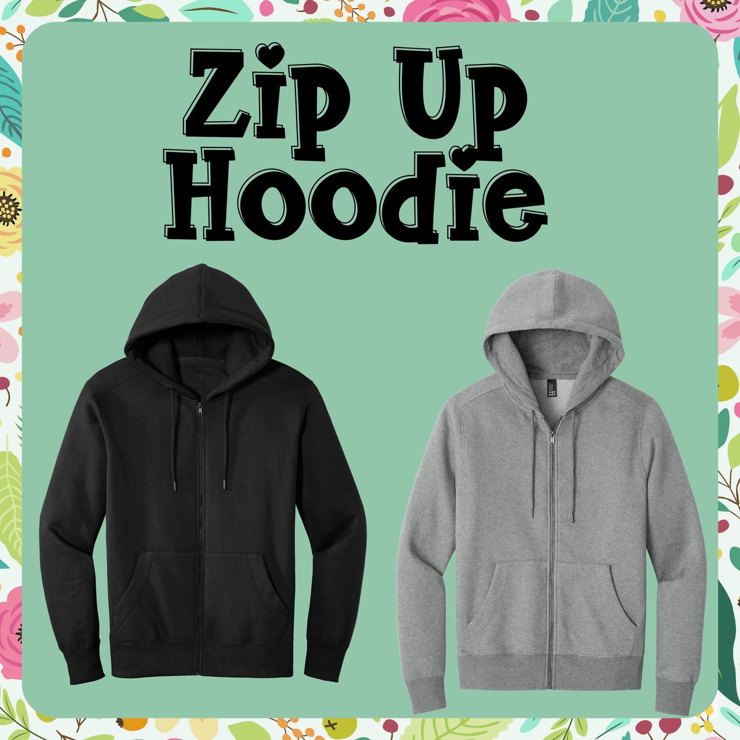 Full Zip up Hoodie