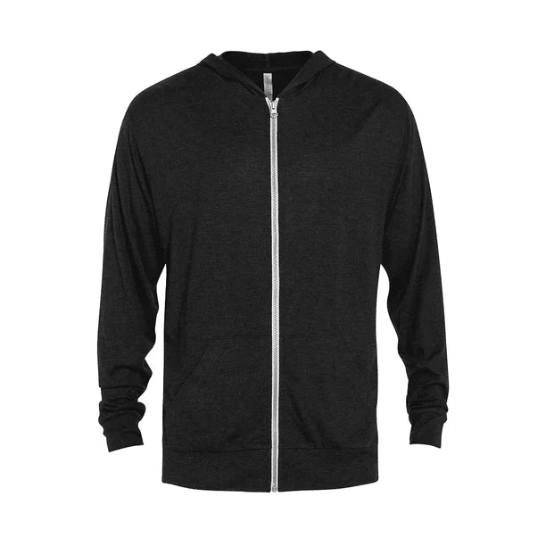 Delta Platinum Adult Tri-Blend Full Zip Lightweight Jacket