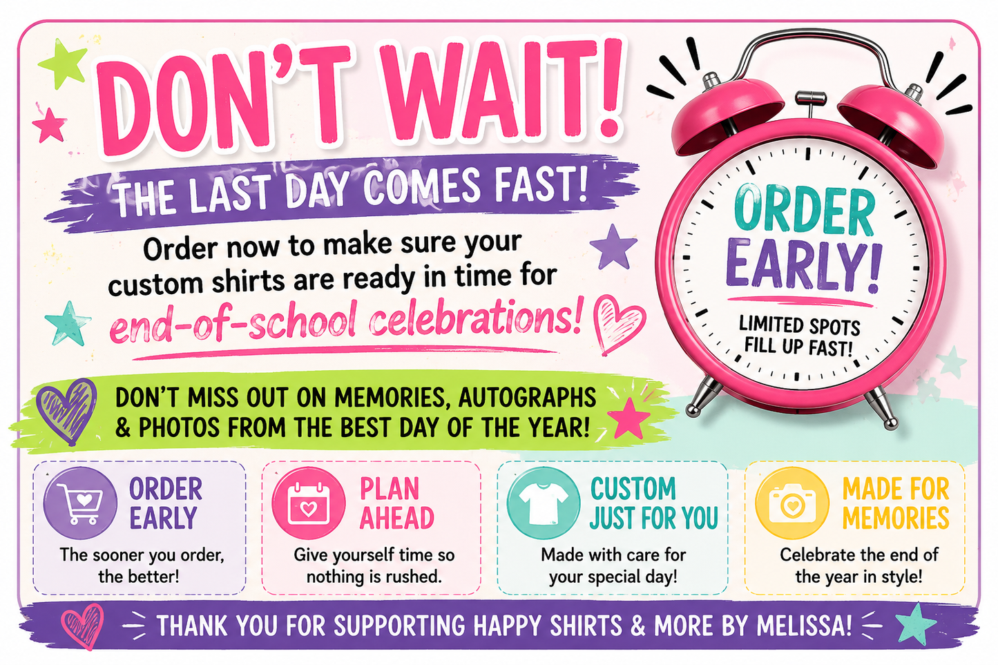 End of School Tees