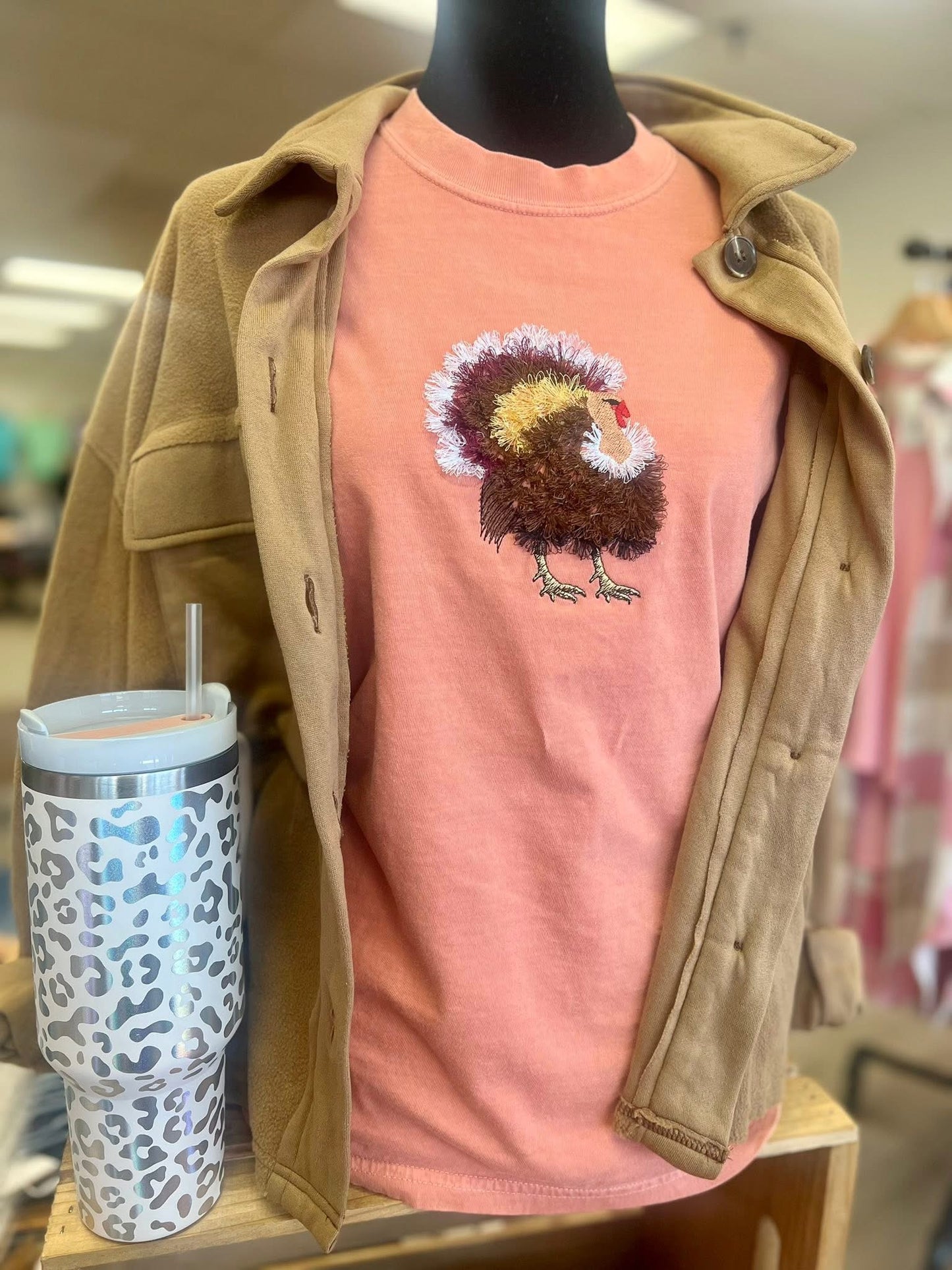 Season of Gratitude Premium Embroidered Comfort Colors TShirt