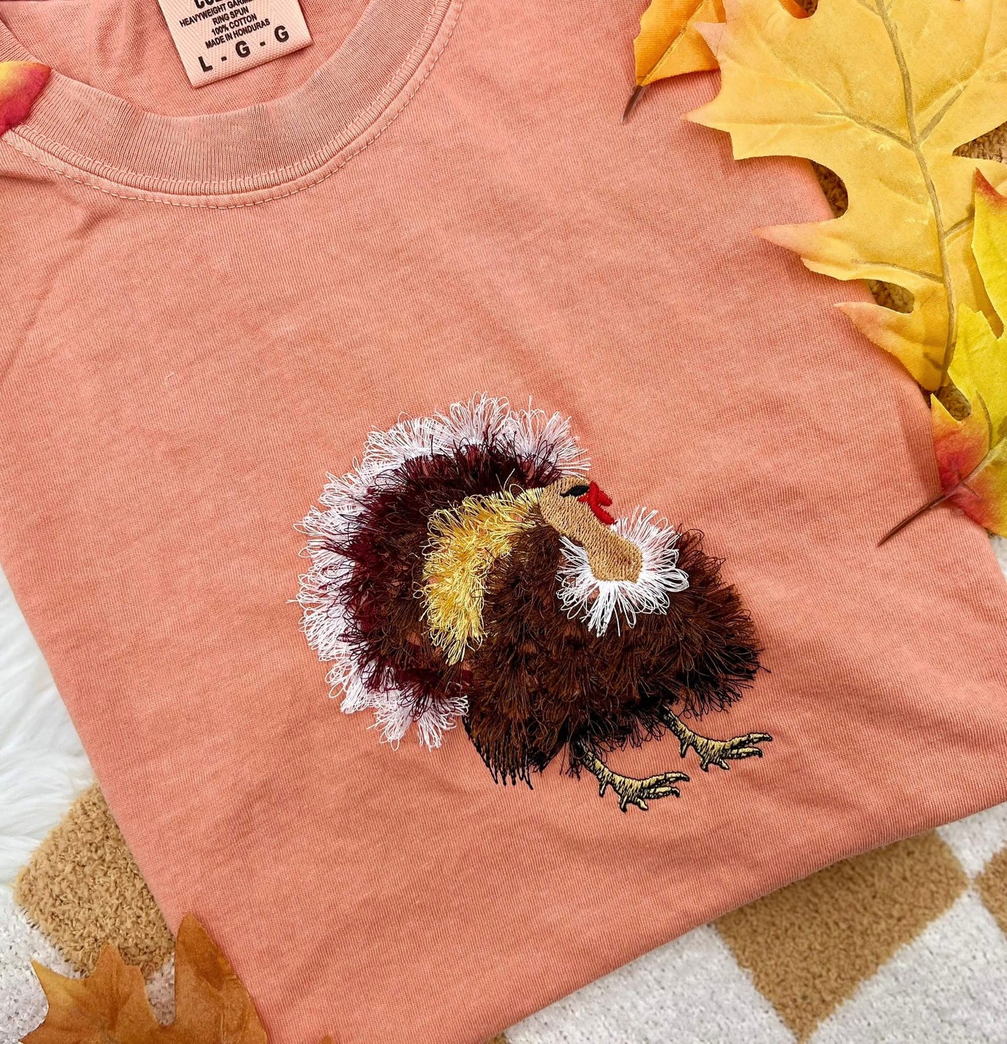 Season of Gratitude Premium Embroidered Comfort Colors TShirt
