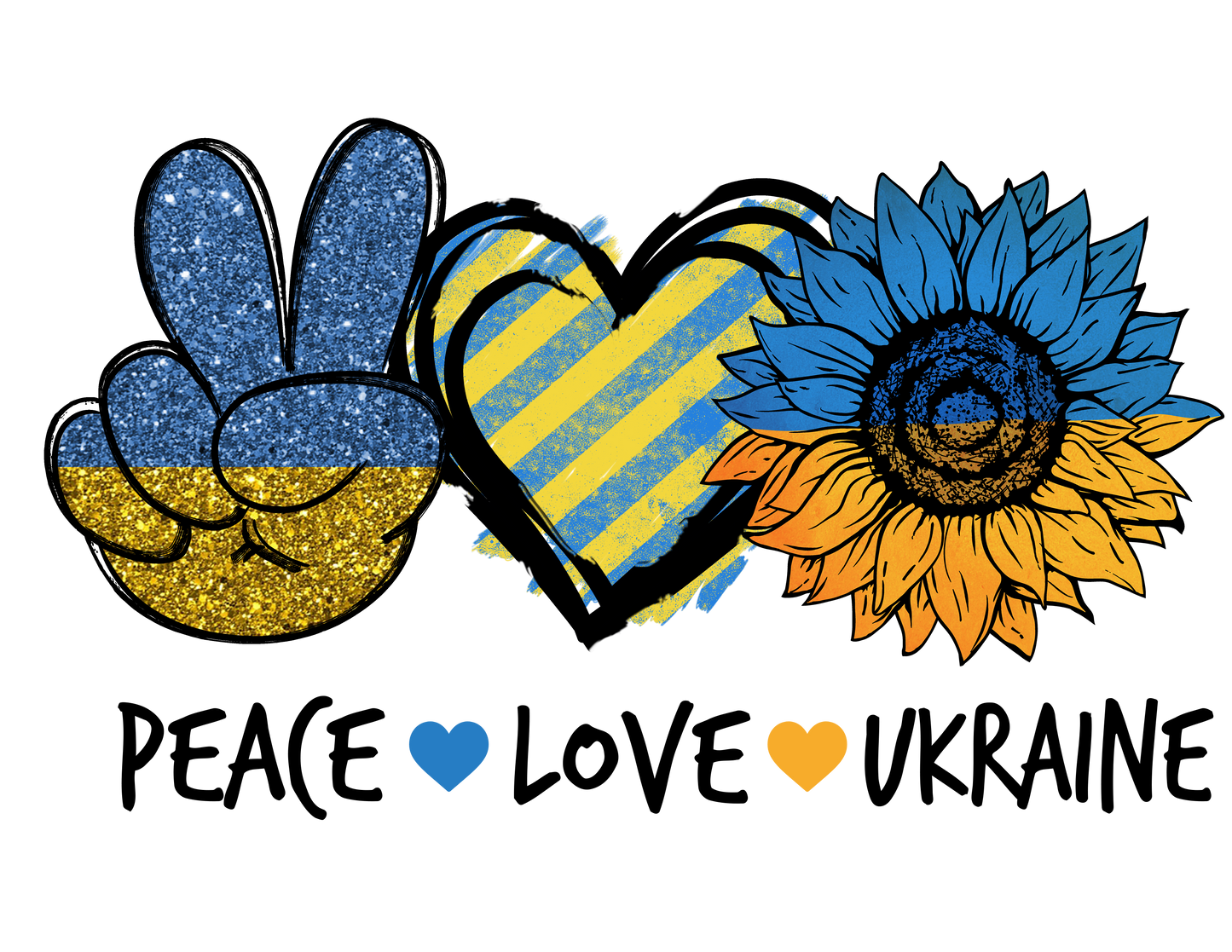 Peace for Ukraine tshirt or tank top