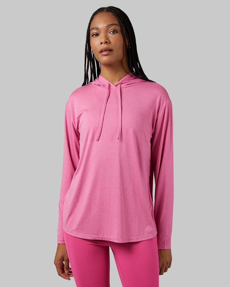 WOMEN'S COOLING LONG SLEEVE HOODED T-SHIRT