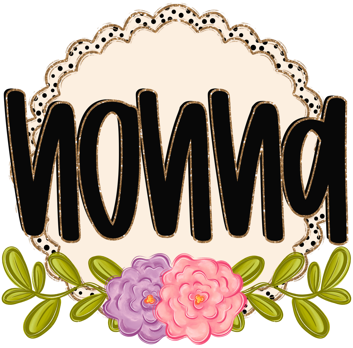 Personalized Design: Spring Name Floral (Choose your product) Mimi/Nana/Mom/Grandma, etc.