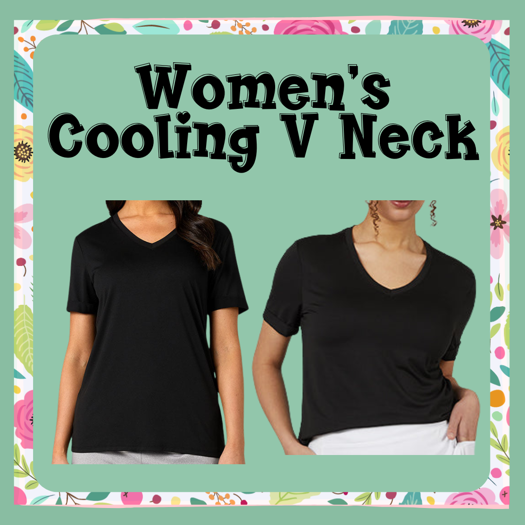 Women's Cooling V Neck T-Shirt
