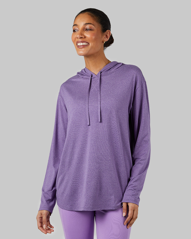 WOMEN'S COOLING LONG SLEEVE HOODED T-SHIRT