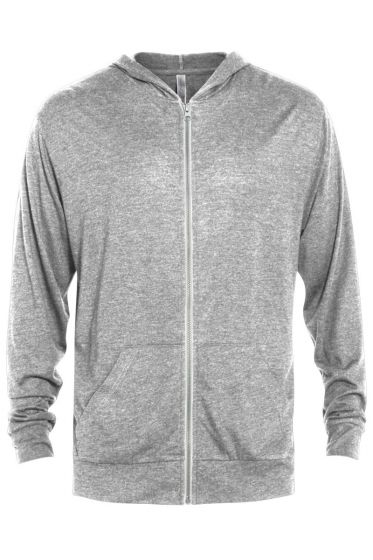 Delta Platinum Adult Tri-Blend Full Zip Lightweight Jacket