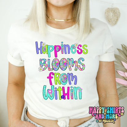 Design only-Happiness Blooms From Within