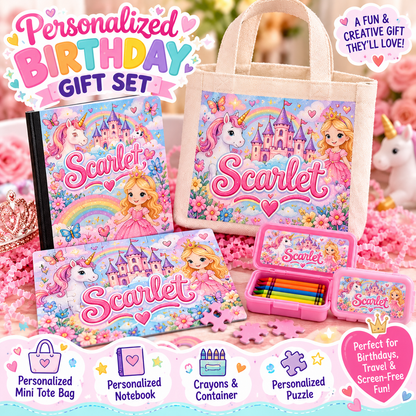 Personalized Kids Birthday Gift Sets