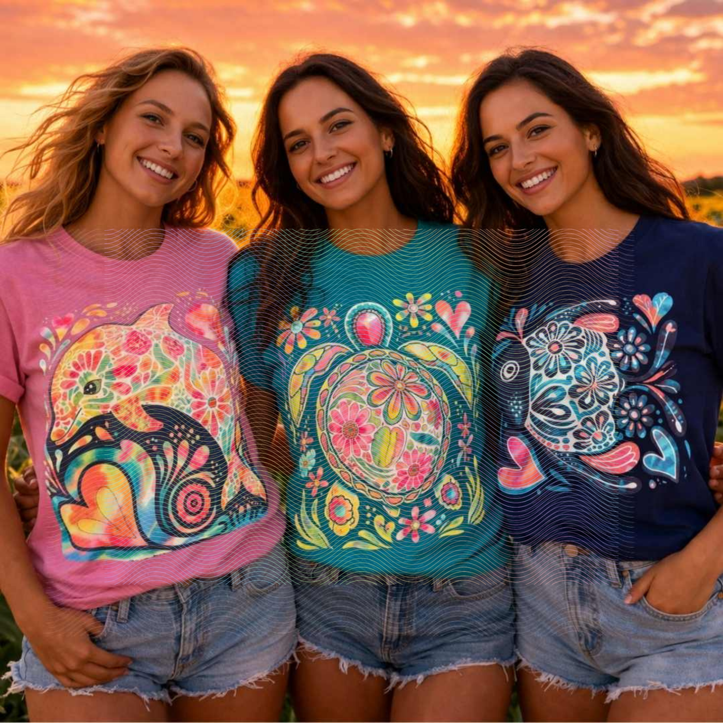 Boho Marine Life- Hand Drawn Starfish