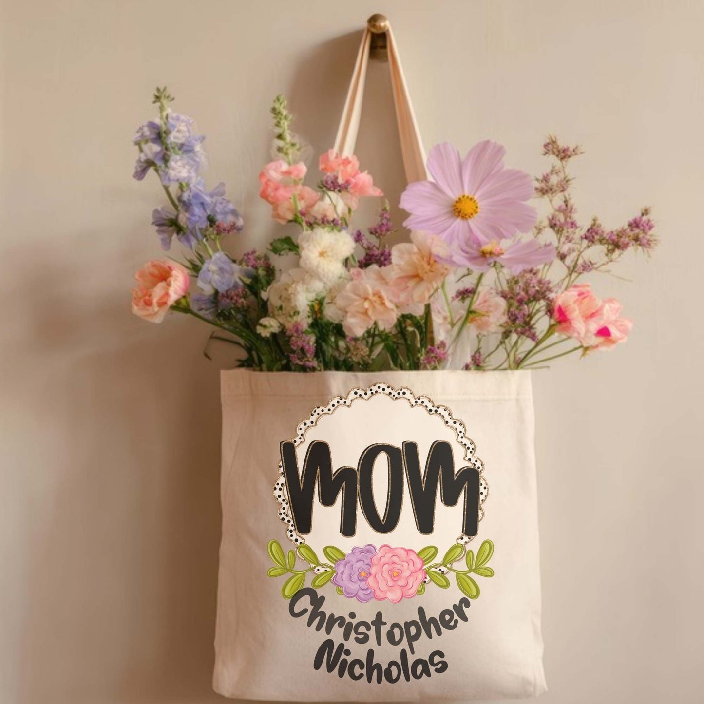 Personalized Design: Spring Name Floral (Choose your product) Mimi/Nana/Mom/Grandma, etc.