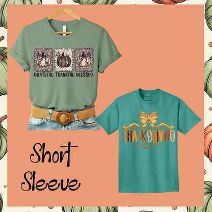 Fall Fun Premium Comfort Colors TShirt- Short or Long Sleeve