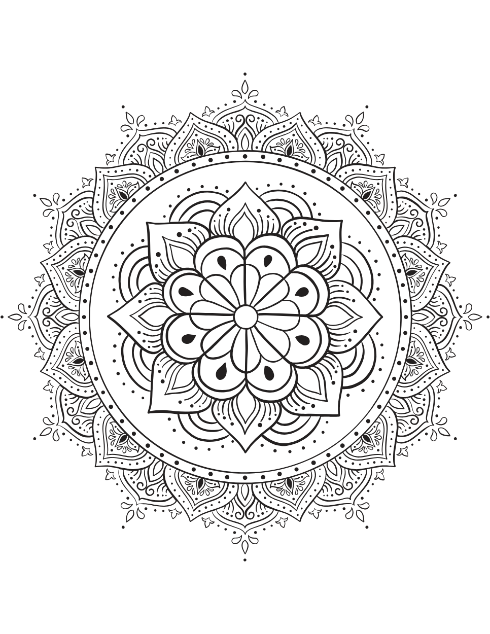 Mandala Coloring Pages