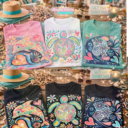 Boho Marine Life- Hand Drawn Starfish