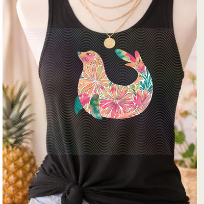Boho Marine Life- Hand Drawn Sea Lion