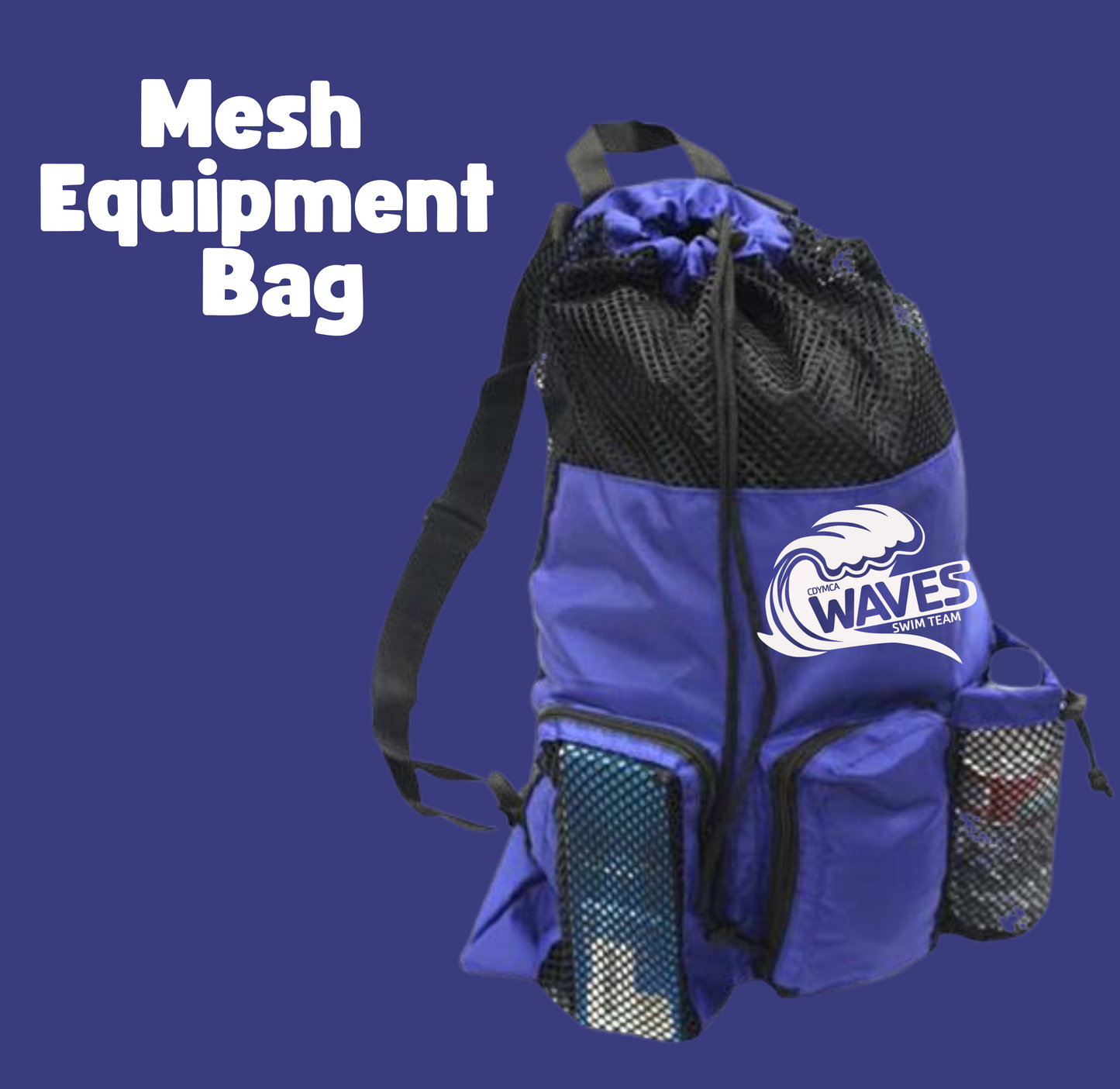 CDYMCA WAVES MESH EQUIPMENT BAG