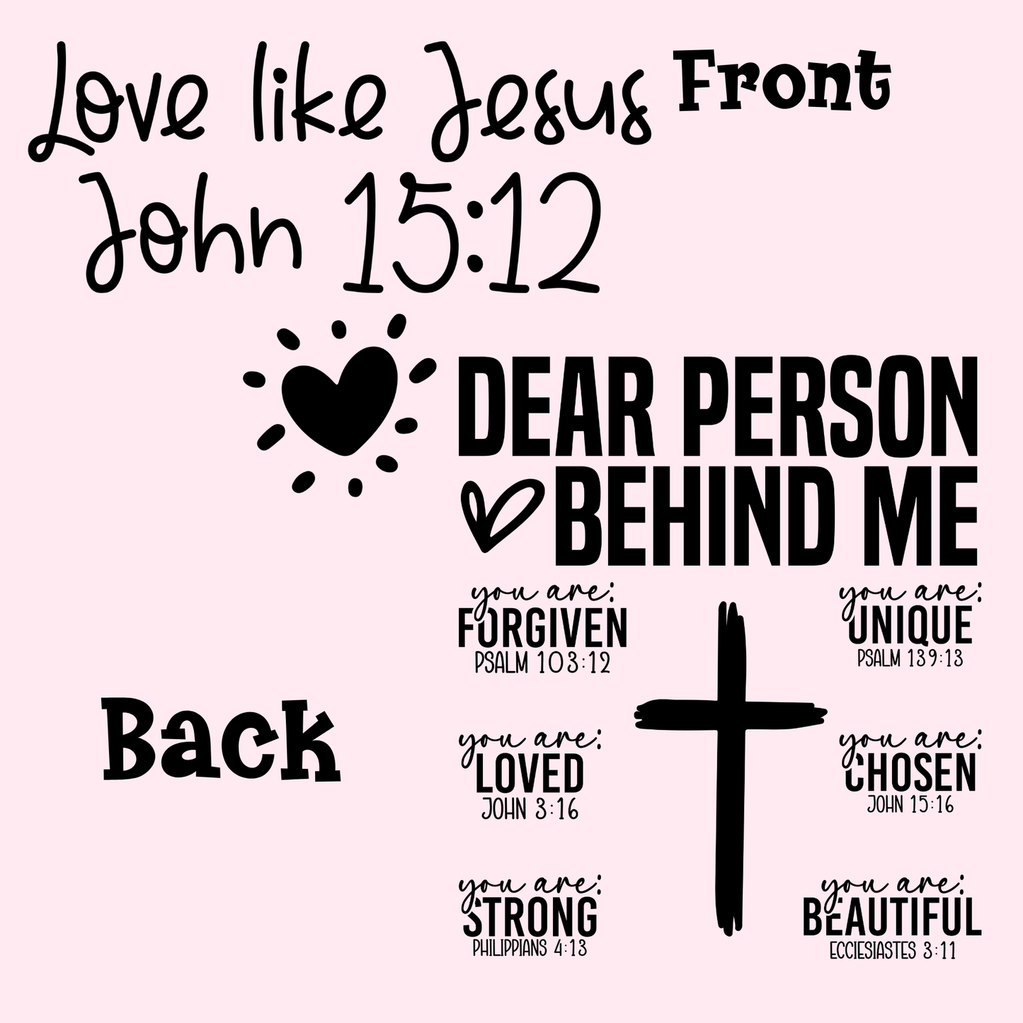 Design only-Love Like Jesus