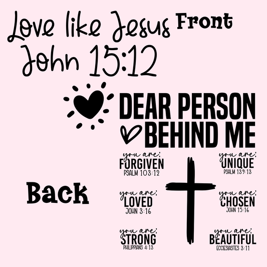 Design only-Love Like Jesus