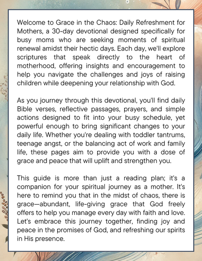 Grace in the Chaos Devotional for Busy Moms