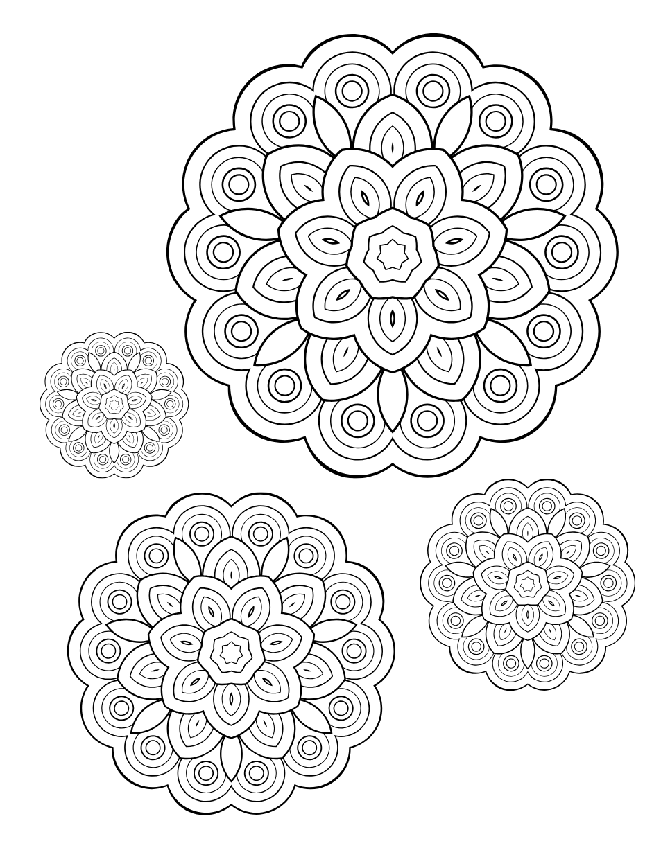 Mandala Coloring Pages