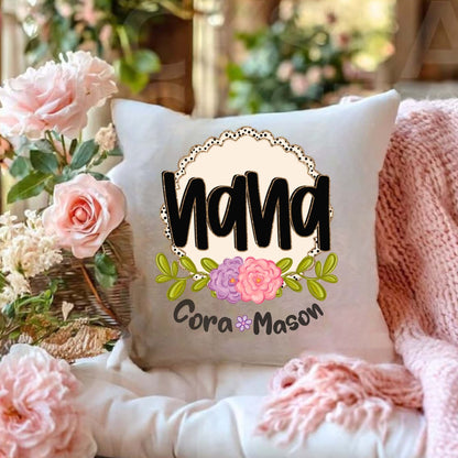 Personalized Design: Spring Name Floral (Choose your product) Mimi/Nana/Mom/Grandma, etc.
