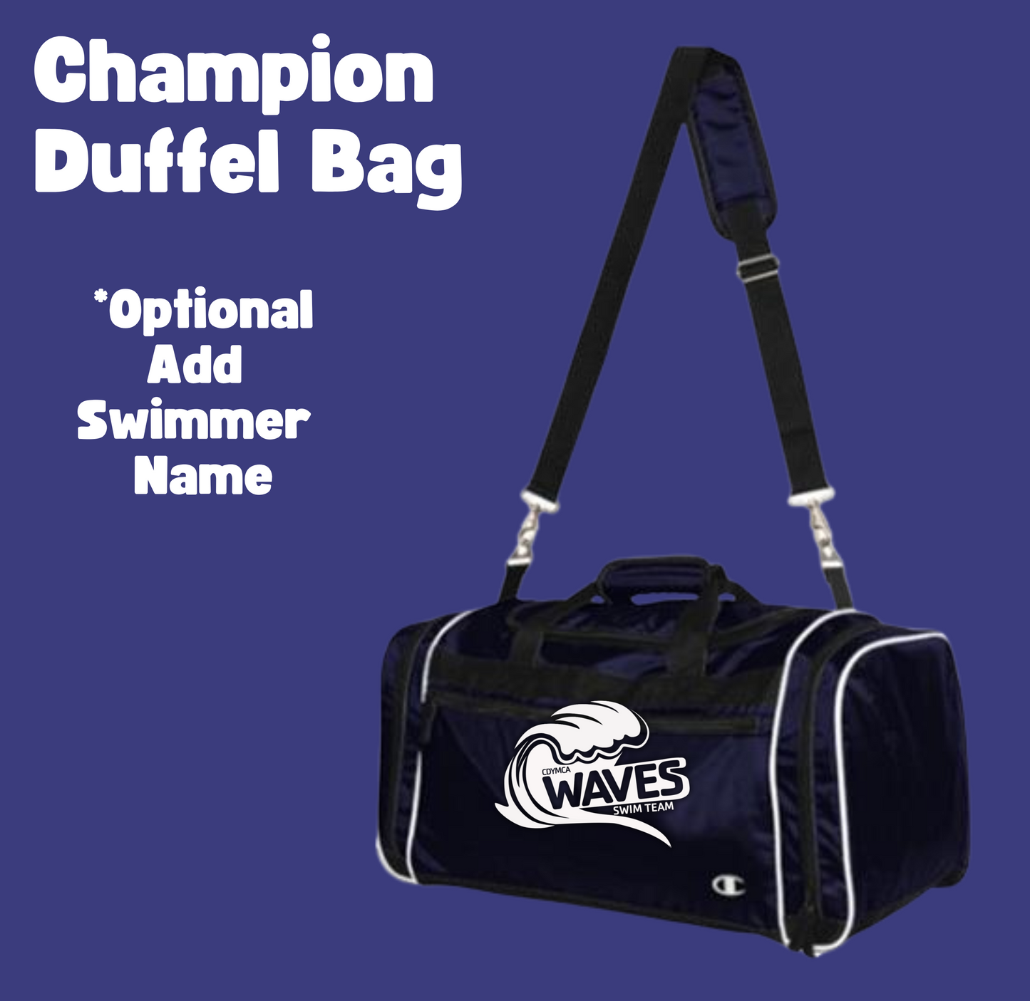 CDYMCA Waves Large Champion  Duffel Bag