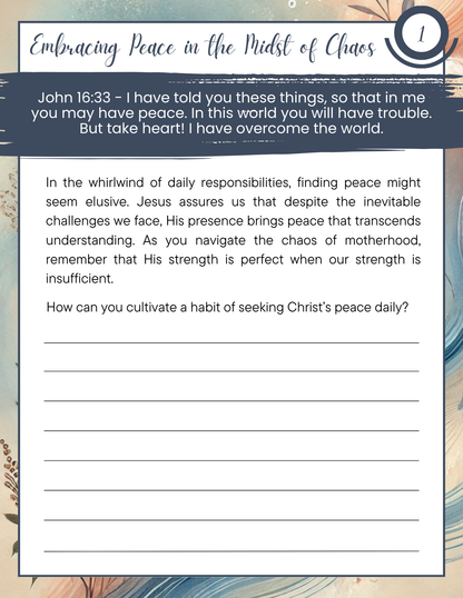 Grace in the Chaos Devotional for Busy Moms