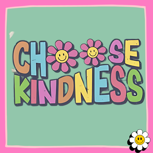 Choose Kindness Beach Washed V-Neck T Shirt