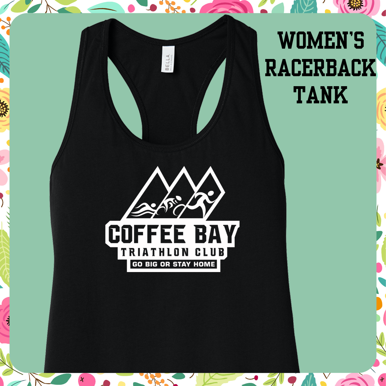 Coffee Bay Triathlon Club Women's Racerback tank top