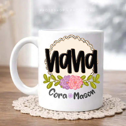 Personalized Design: Spring Name Floral (Choose your product) Mimi/Nana/Mom/Grandma, etc.