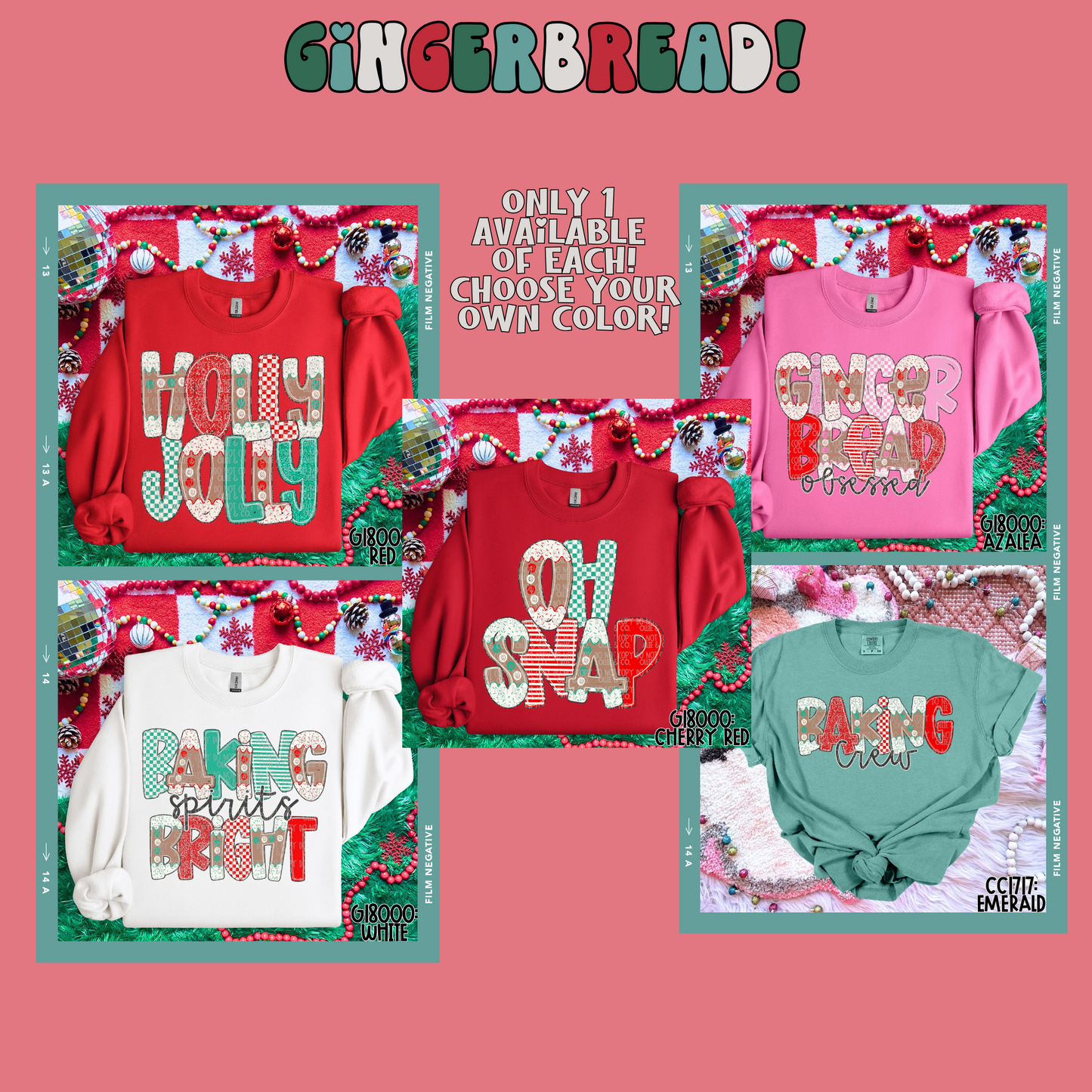 Gingerbread Holiday Apparel!