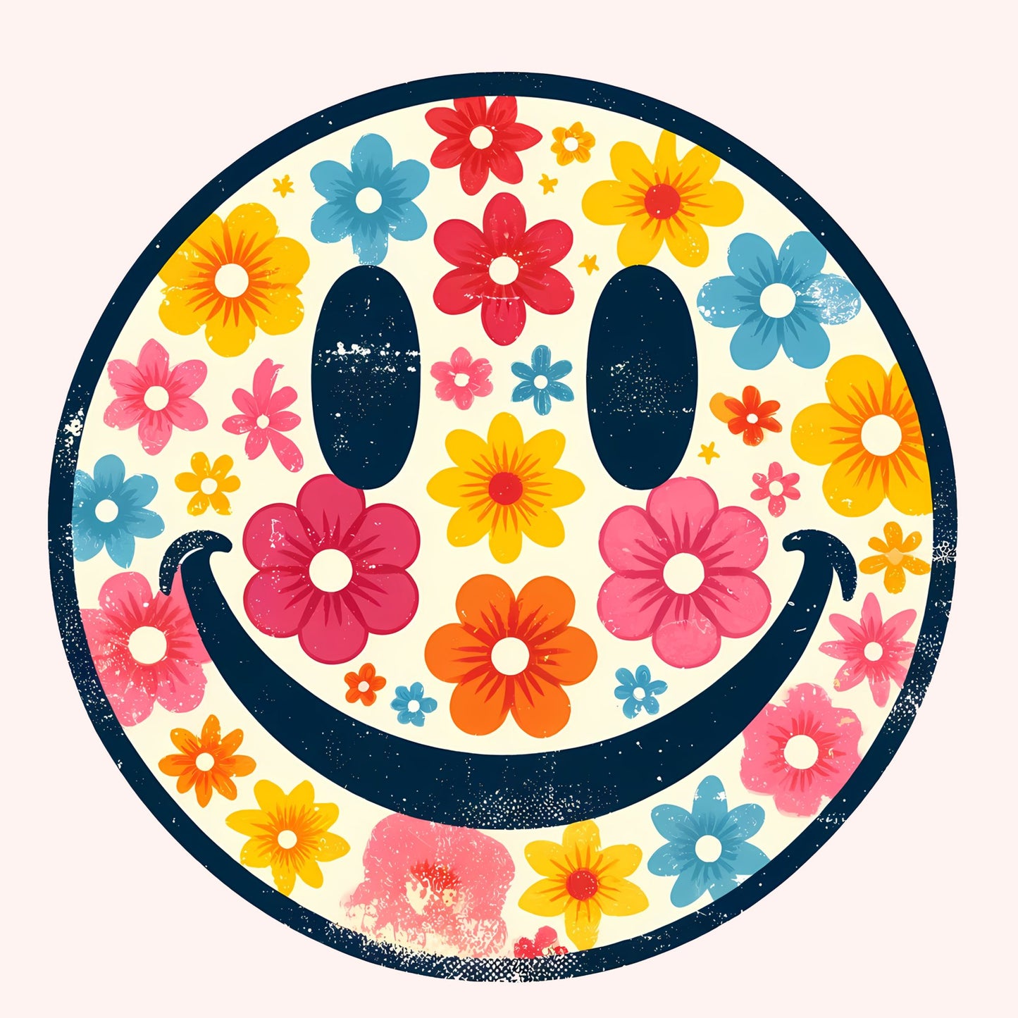 Groovy Smiley - TShirt, Tank or Hoodie