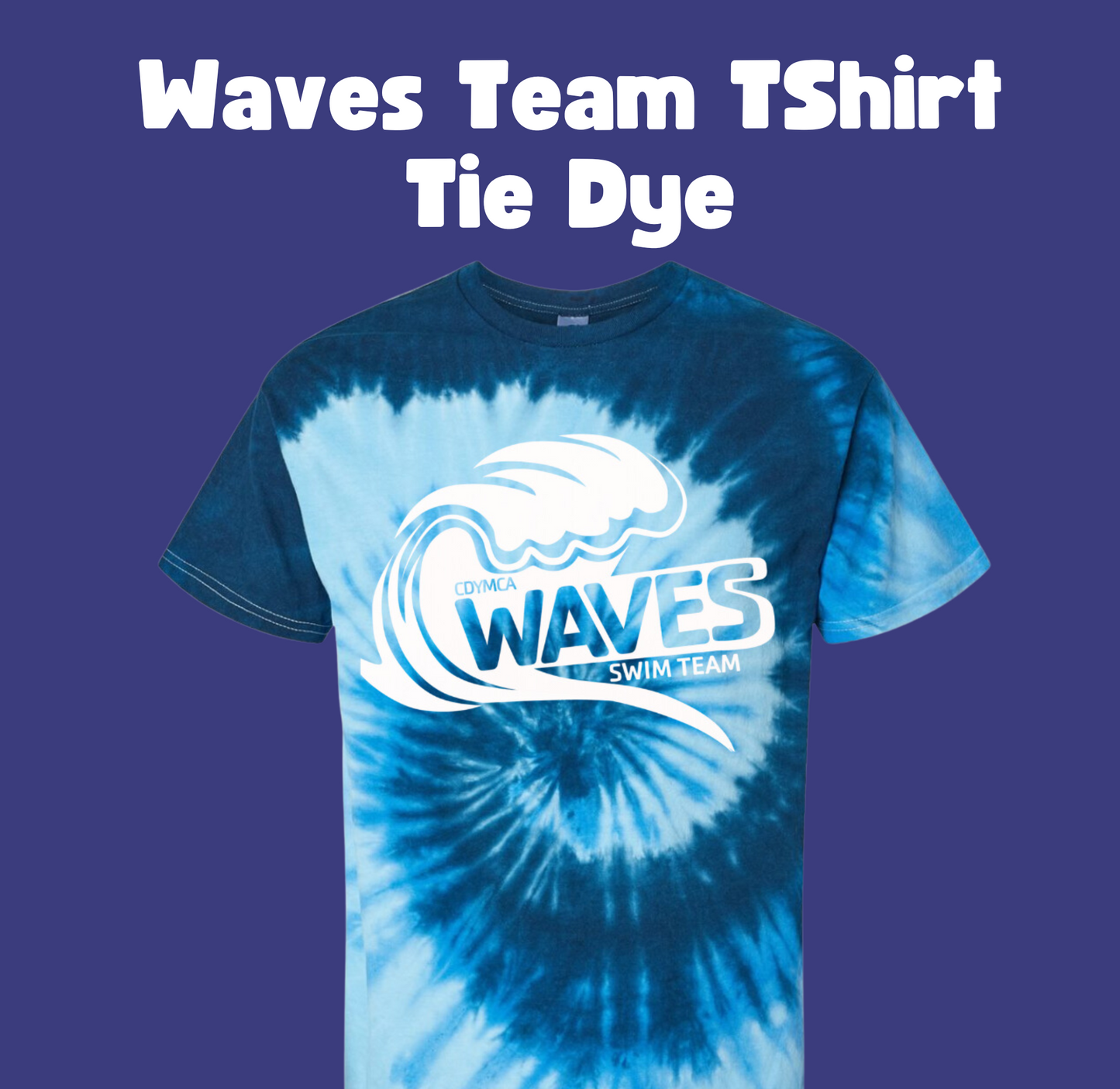 Waves Youth Tie dye T Shirt