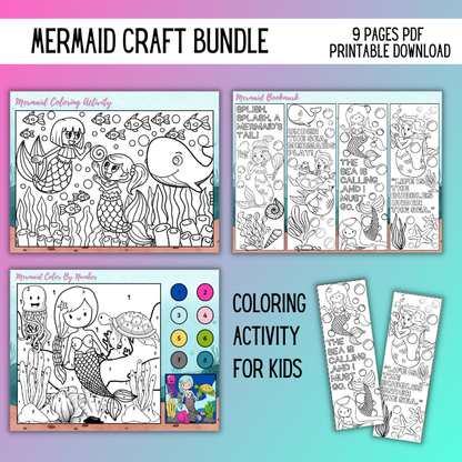 Mermaid Kids Craft Bundle