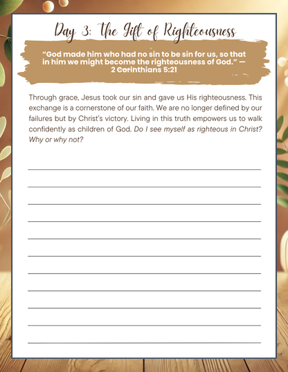Saved by Grace Through Faith 10 Day Devotional