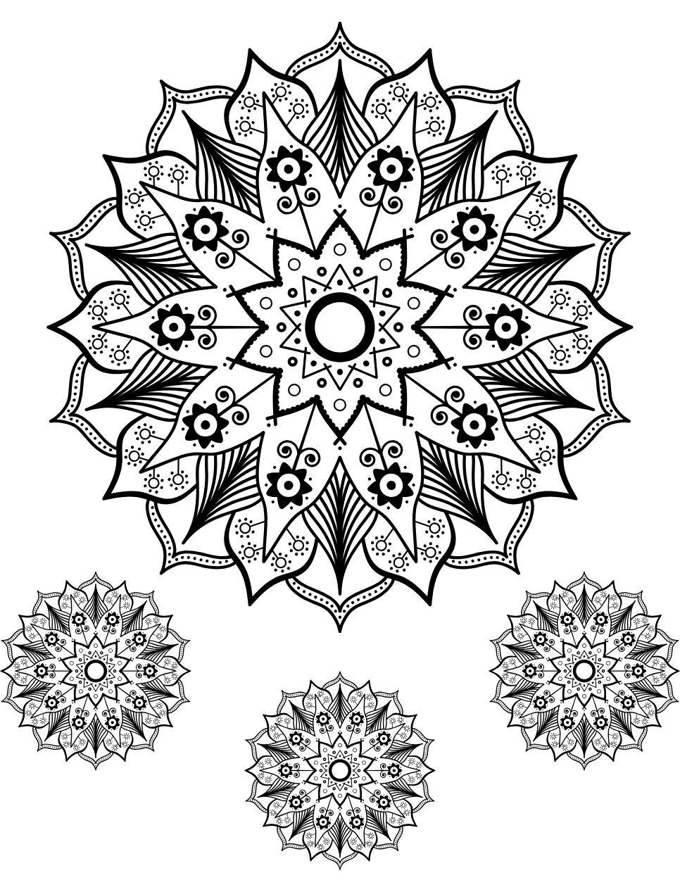 Mandala Coloring Pages