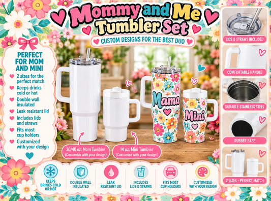 Matching Mommy and Me Tumblers