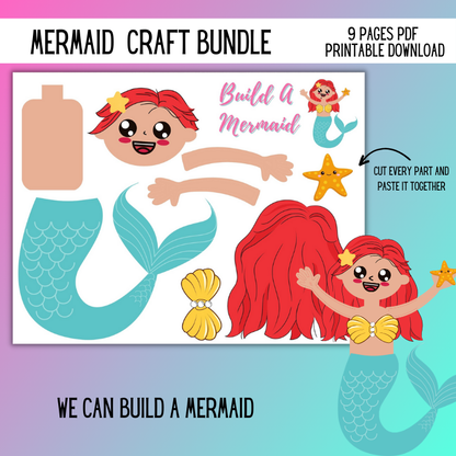 Mermaid Kids Craft Bundle