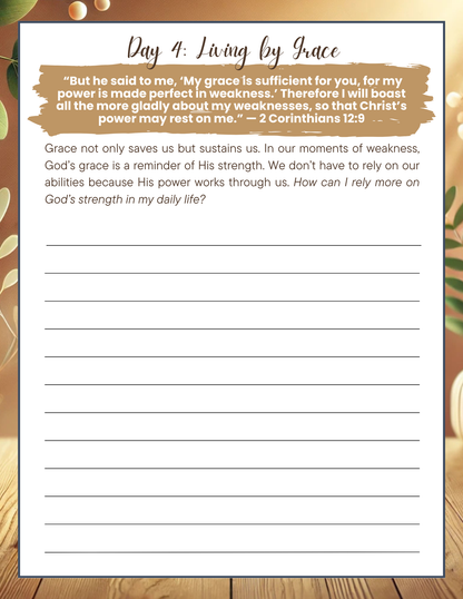 Saved by Grace Through Faith 10 Day Devotional