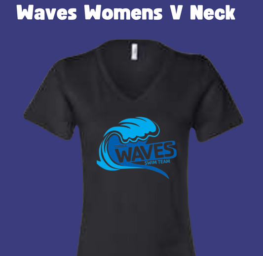 Waves V Neck TShirt