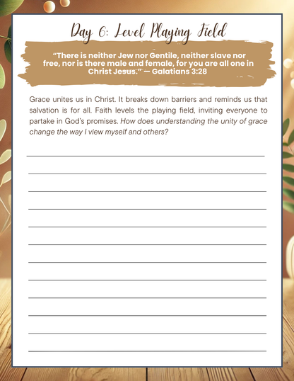 Saved by Grace Through Faith 10 Day Devotional