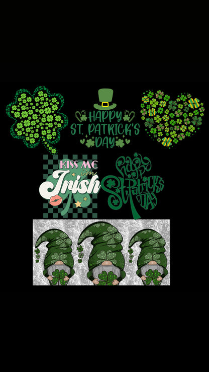 20 oz. Green glitter or shimmer tumbler