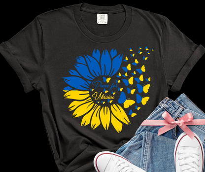 Peace for Ukraine tshirt or tank top