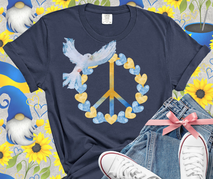 Peace for Ukraine tshirt or tank top