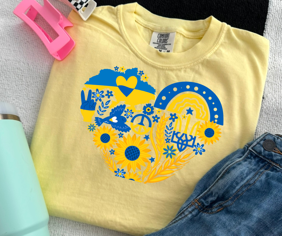 Peace for Ukraine tshirt or tank top