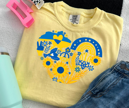 Peace for Ukraine tshirt or tank top